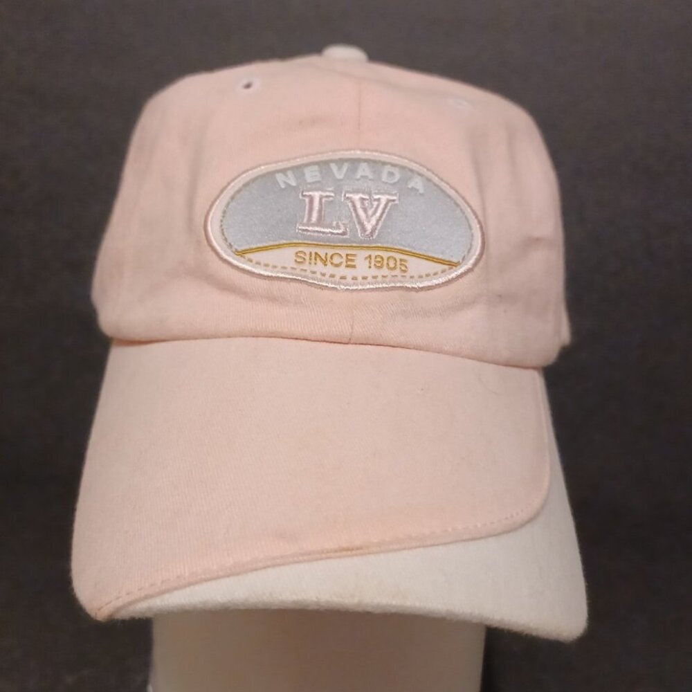 Las Vegas Nevada Hat Baseball Cap Pink Cotton Adjustable Strap  LV